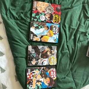 Demon slayer manga books 1-4